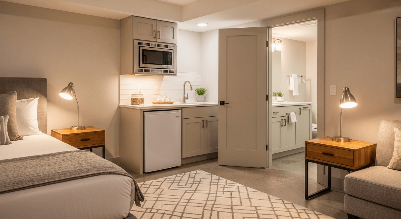 Basement family room