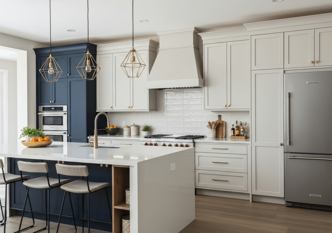 Transitional kitchen style