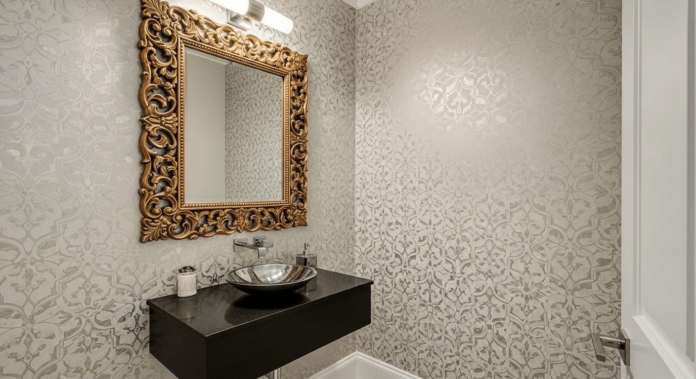 Powder room renovation